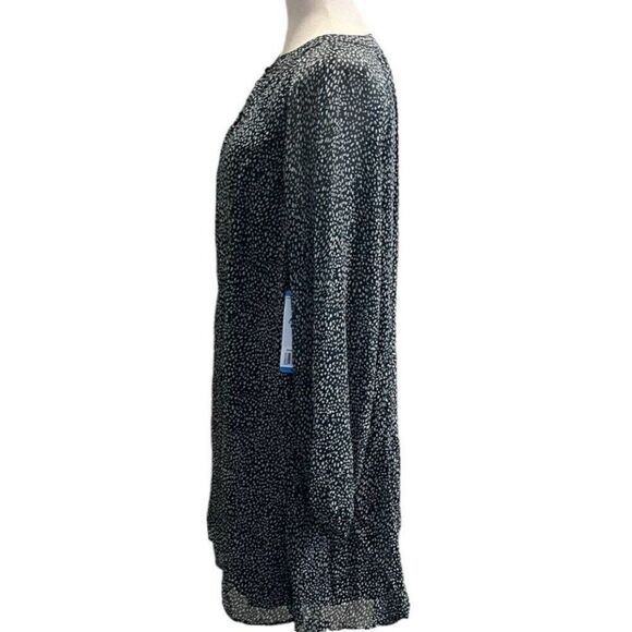 Joie Limited Edition Green Arctic Animal Spot Balloon Sleeve Dress LARGE NEW - Picture 2 of 11